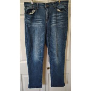 Lucky & Blessed (L&B) Mid-Rise Boyfriend Jeans Size 16